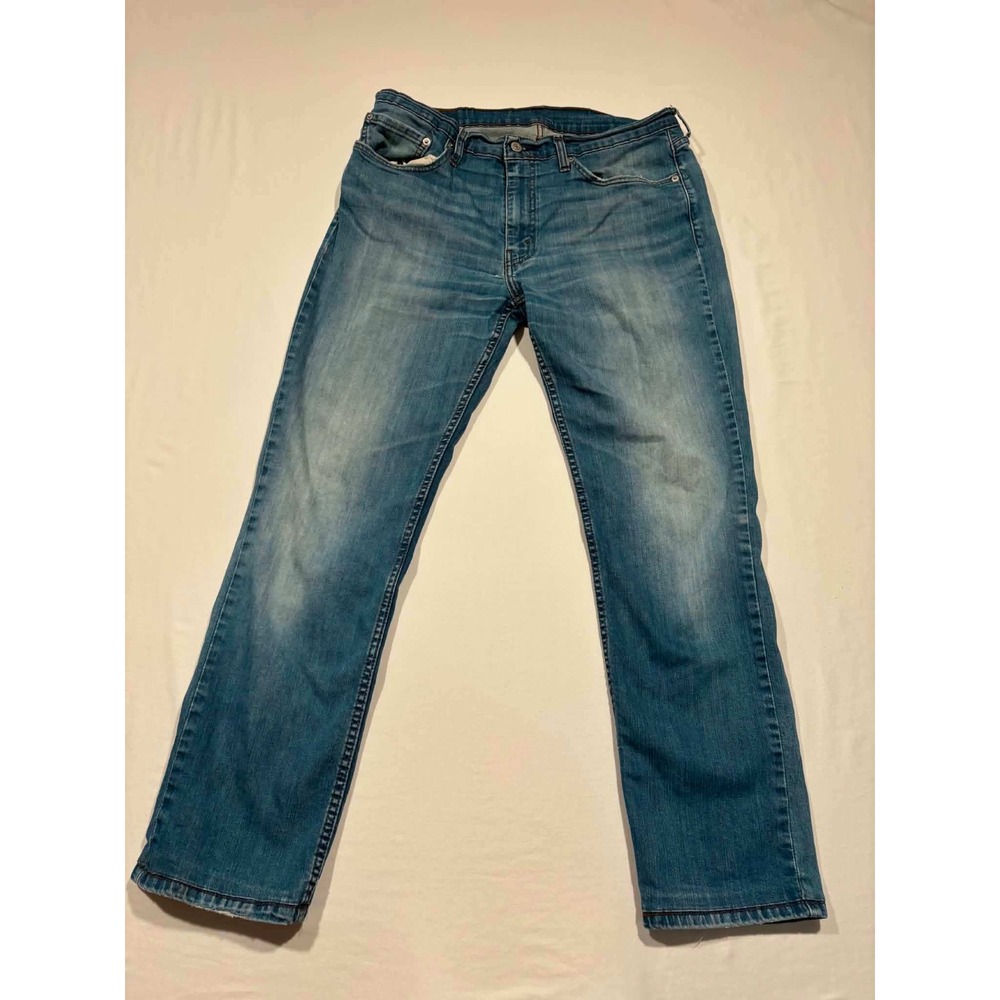 Levis 511 Slim Fit Jeans Mens 36x32 Medium Wash Blue Denim 5 Pocket Zip Fly